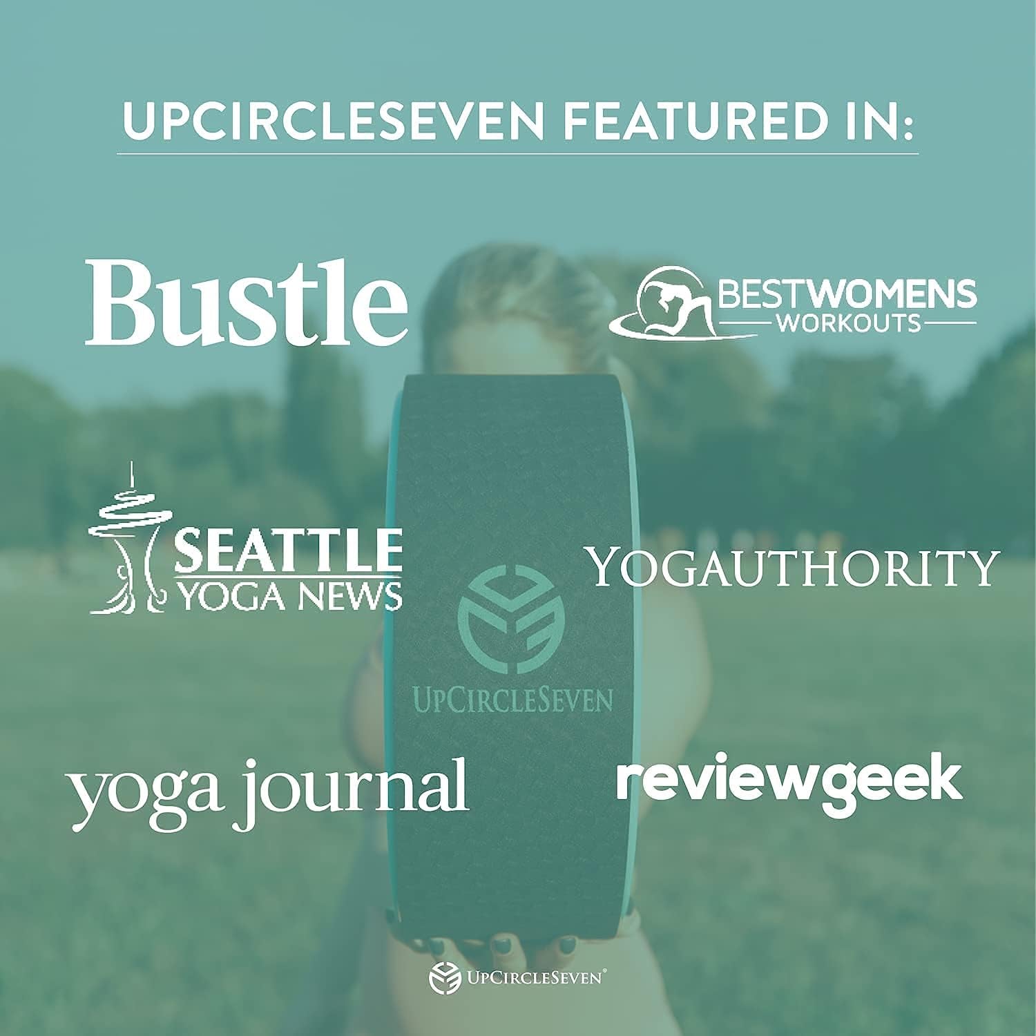 Back Roller & Yoga Wheel - Relieve Lower & Upper Back Pain & Stiffness - Therapeutically Stretch, Mobilize & Decompress Your Spine - Increase Mobility, Flexibility & Alignment