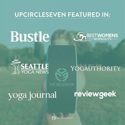 Back Roller & Yoga Wheel - Relieve Lower & Upper Back Pain & Stiffness - Therapeutically Stretch, Mobilize & Decompress Your Spine - Increase Mobility, Flexibility & Alignment